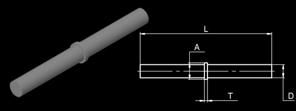 “Flange” Type Tap Bolts For Adjustable Arms