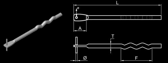 Round Wire Anchor