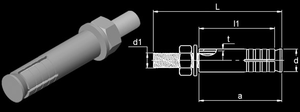 Pipe Anchor With Bolt