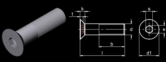 Hexagon Socket Countersunk Head Screws