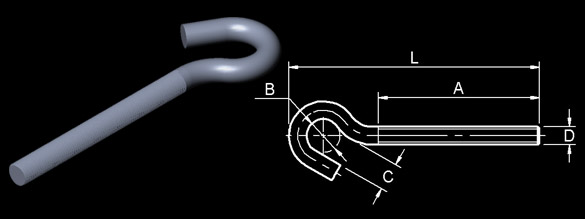 “Eye Bolt Open” Hook