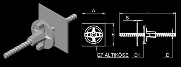 TIE – ROD Waler Plate
