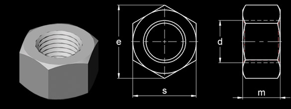 Hexagon Nuts For High-Strength Structural Bolting