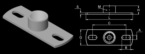 Base Plate With Sleeve