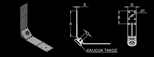 Duct Fixing Bracket “V” Type