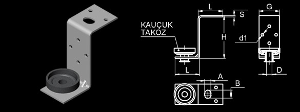 Duct Fixing Bracket “Z” Type